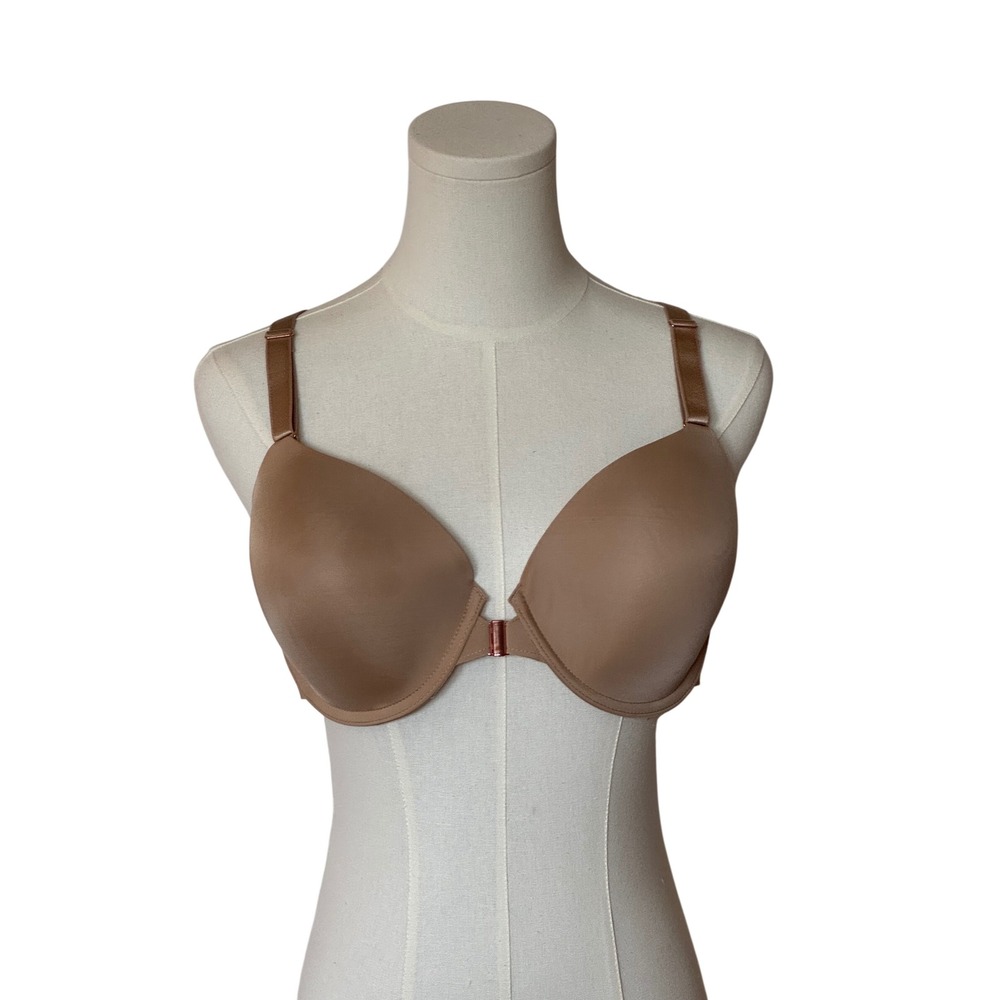 Soma Vanishing 360 Perfect Coverage Bra Women 40B Warm Amber NWT Front Close